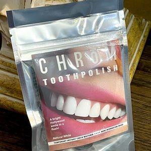 Chrom tooth polish. Natural white